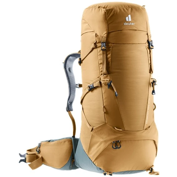 Deuter Aircontact Core 40+10 Herren Trekkingrucksack Almond-teal 1 Deuter Aircontact Core 40+10 Herren Trekkingrucksack Almond-teal