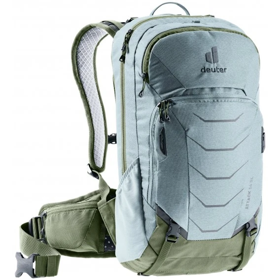 Deuter Attack 14 SL Damen Fahrradrucksack Sage-khaki 1 Deuter Attack 14 SL Damen Fahrradrucksack Sage-khaki