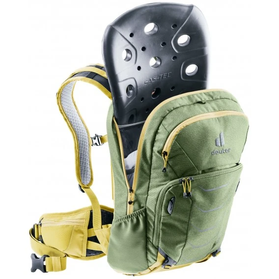 Deuter Attack 16 Fahrradrucksack Khaki-turmeric 3 Deuter Attack 16 Fahrradrucksack Khaki-turmeric – Bild 3