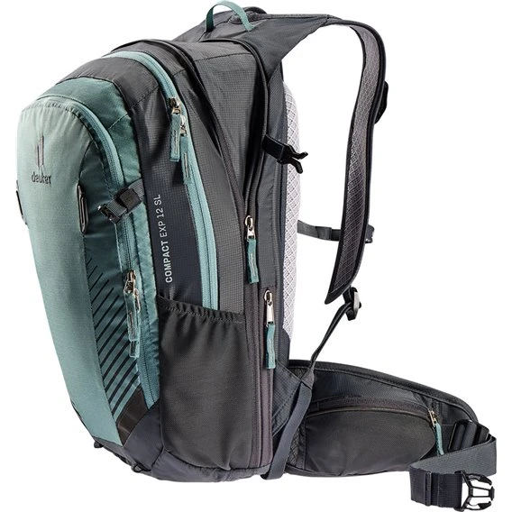 Deuter Compact EXP 12 SL Damen Fahrradrucksack Jade-graphit 4 Deuter Compact EXP 12 SL Damen Fahrradrucksack Jade-graphit – Bild 4