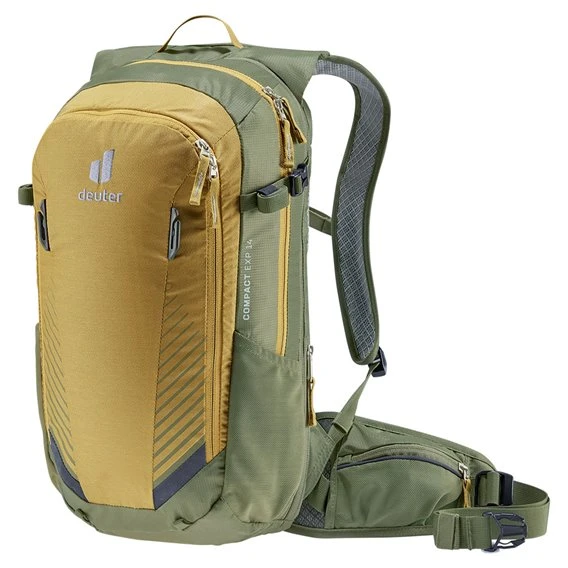 Deuter Compact EXP 14 Fahrradrucksack Caramel-khaki 2 Deuter Compact EXP 14 Fahrradrucksack Caramel-khaki – Bild 2