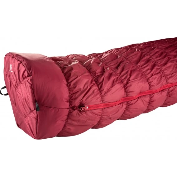 Deuter Exosphere -6° L Schlafsack Cranberry-fire RV Rechts 3 Deuter Exosphere -6° L Schlafsack Cranberry-fire RV Rechts – Bild 3