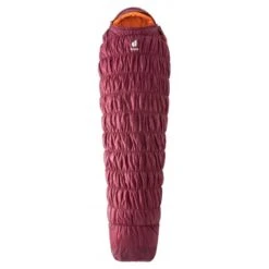 Deuter Exosphere -6° SL Schlafsack Maron-mango RV Rechts